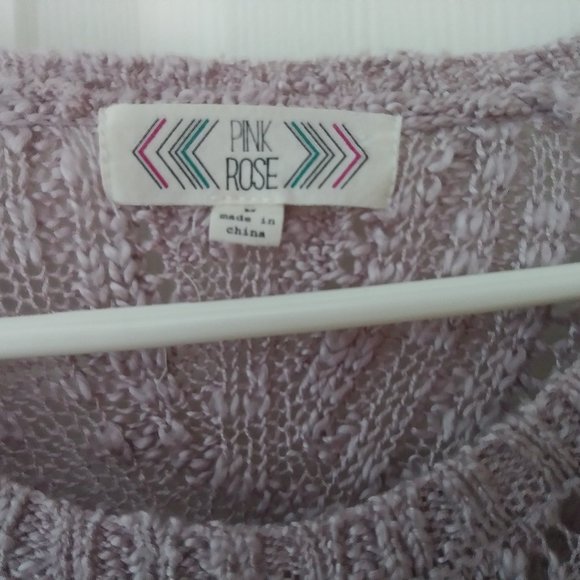PINK ROSE knitted top - Picture 3 of 4